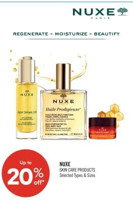 NUXE SKIN CARE PRODUCTS