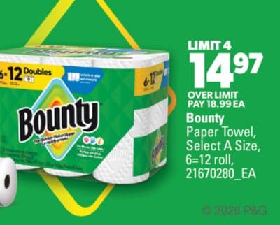 Bounty Paper Towel
