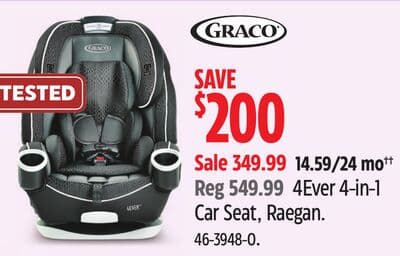 Graco 4Ever 4-in-1 Car Seat, Raegan