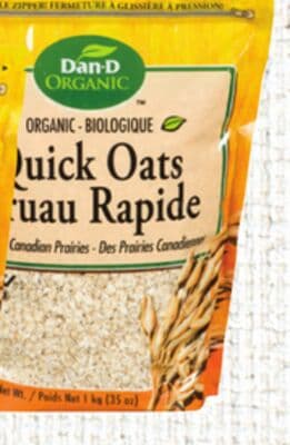 Dan-D Organic Oats Quick