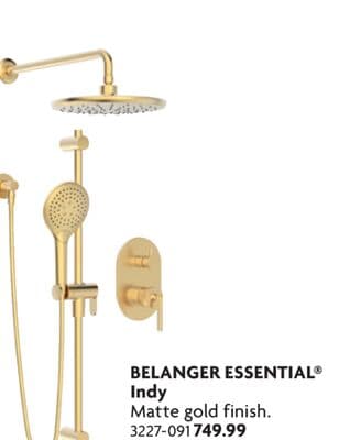 Indy shower faucet combo kit