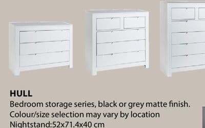 HULL Bedroom storage series