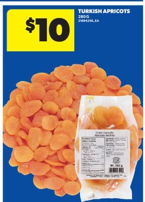 TURKISH APRICOTS, 280 G
