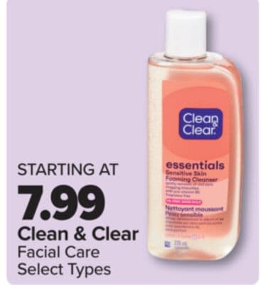 Clean & Clear Facial Care