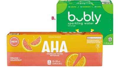 Bubly or AHA Sparkling Water