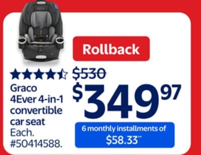 Graco 4Ever 4-in-1 convertible car seat