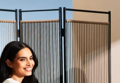 Hometrends Marela wicker privacy screen