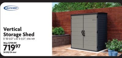Vertical Storage Shed