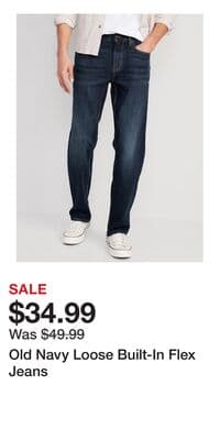 Old Navy Loose Built-In Flex Jeans