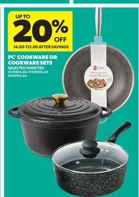 PC® COOKWARE OR COOKWARE SETS