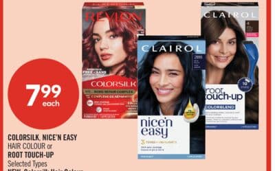 COLORSILK, NICE'N EASY HAIR COLOUR or ROOT TOUCH-UP