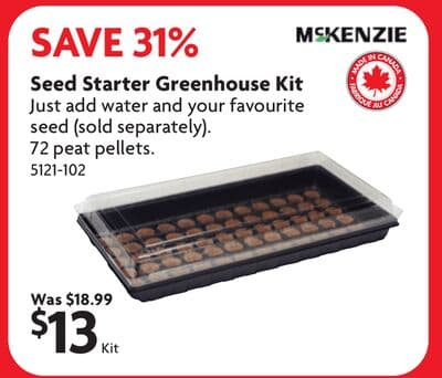 Seed Starter Greenhouse Kit