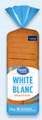 Great Value sliced bread