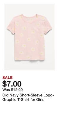 Old Navy Short-Sleeve Logo-Graphic T-Shirt for Girls