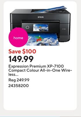 Expression Premium XP-7100 Compact Colour All-in-One Wireless Inkjet Printer