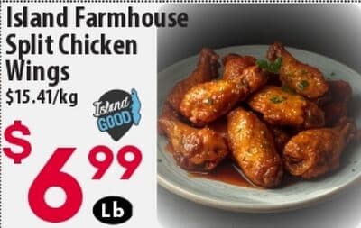 Island Farmhouse Split Chicken Wings