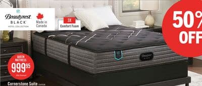 Beautyrest Black Hotel Cornerstone Suite Tight Top Firm Queen Mattress