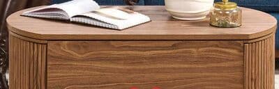 Briggs 39.76" Lift Top Coffee Table with Storage - Brown