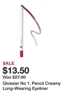 Glossier No 1. Pencil Creamy Long-Wearing Eyeliner