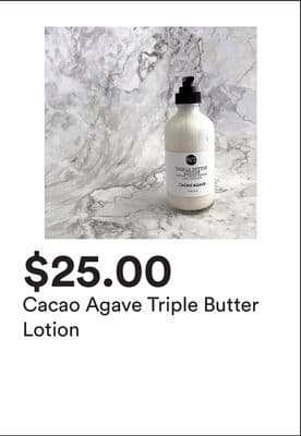 Cacao Agave Triple Butter Lotion