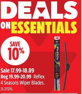 Reflex 4 Seasons Wiper Blades.