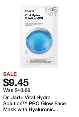 Dr. Jart+ Vital Hydra Solution™ PRO Glow Face Mask with Hyaluronic Acid