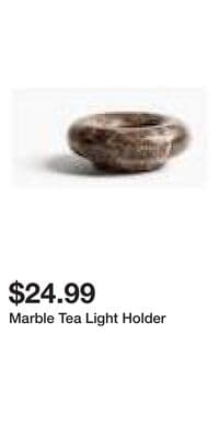 Marble Tea Light Holder