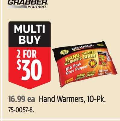 grabber Hand Warmers, 10-Pk