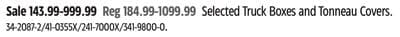 Larin Selected Truck Boxes and Tonneau Covers.