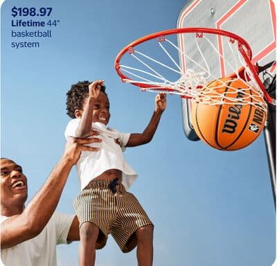 Lifetime 44" basketball system