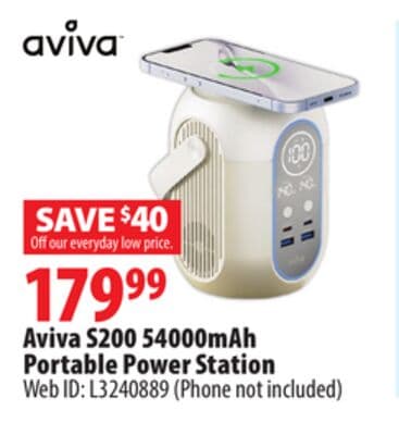 Aviva S200 54000mAh Portable Power Station