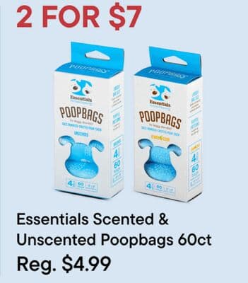 Essentials Scented & Unscented Poopbags