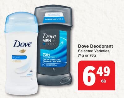 Dove Deodorant