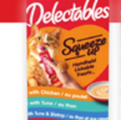 Delectables Squeeze Up cat treats variety pack
