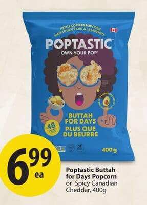 Poptastic Buttah for Days Popcorn
