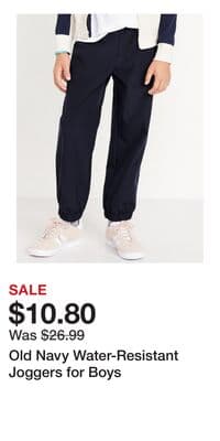 Old Navy Water-Resistant Joggers for Boys