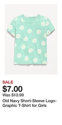 Old Navy Short-Sleeve Logo-Graphic T-Shirt for Girls