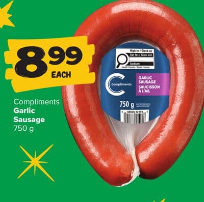 Compliments Garlic Sausage