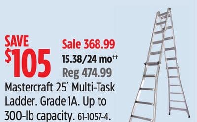 Mastercraft 25´ Multi-Task Ladder