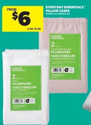 EVERYDAY ESSENTIALS™ PILLOW CASES