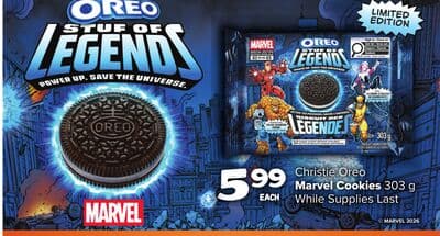 Christie Oreo Marvel Cookies