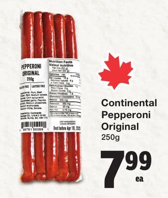 Continental Pepperoni Original