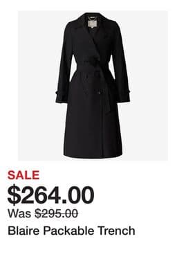 Blaire Packable Trench