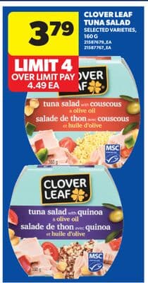 CLOVER LEAF TUNA SALAD, 160 G