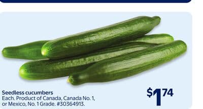 Seedless cucumbers
