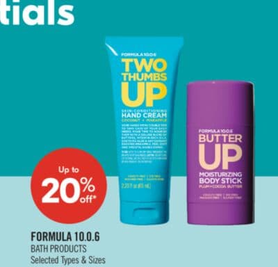 FORMULA 10.0.6 BATH PRODUCTS