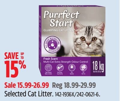 Selected Cat Litter