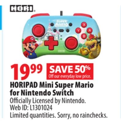 HORIPAD Mini Super Mario for Nintendo Switch