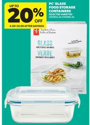 PC® GLASS FOOD STORAGE CONTAINERS