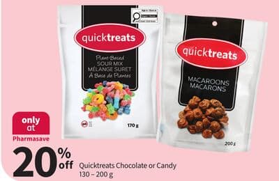 Quicktreats Chocolate or Candy